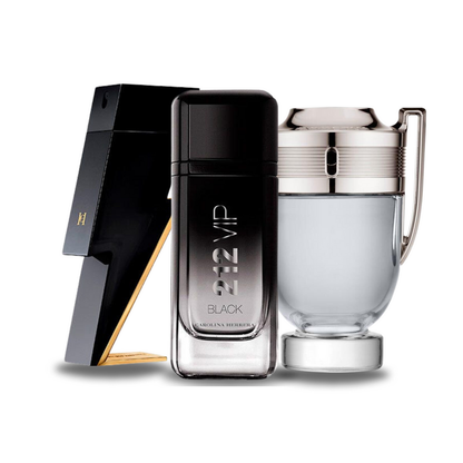BAD BOY, 212 VIP BLACK и Paco Rabanne INVICTUS